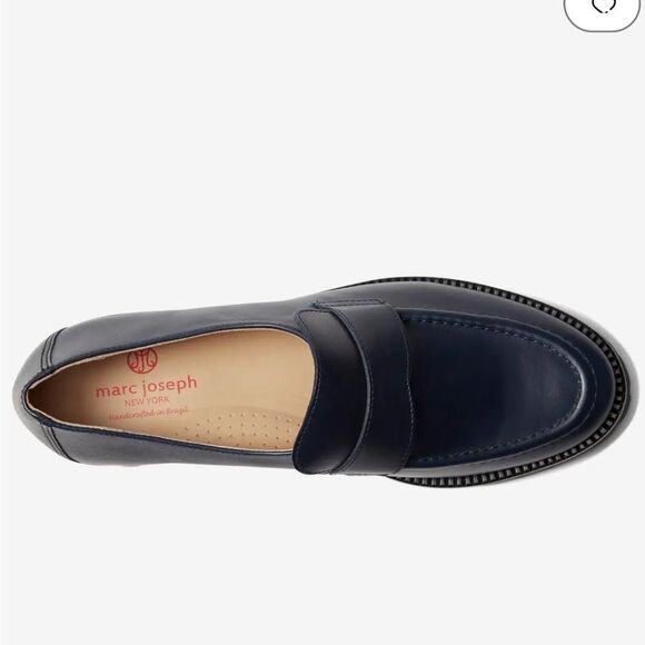 Marc Joseph New York Boulevard CT Leather Loafer Shoes Navy Size 9.5 - Picture 12 of 13